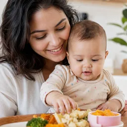 mãe e bebê
