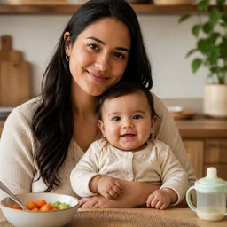 mãe e bebê